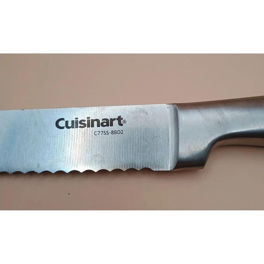 Cuisinart C77SS-8BD2 Graphix 8 Inch Serrated Bread Knife Stainless Steel